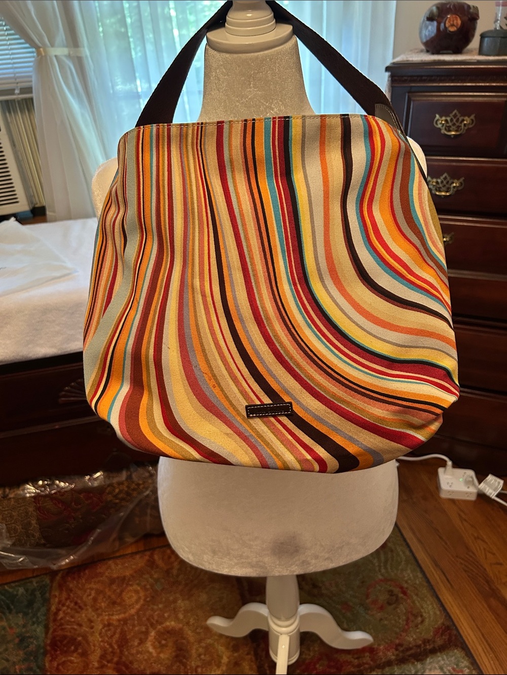 Paul Smith Multicolor Striped Shoulder Bag - Vintage